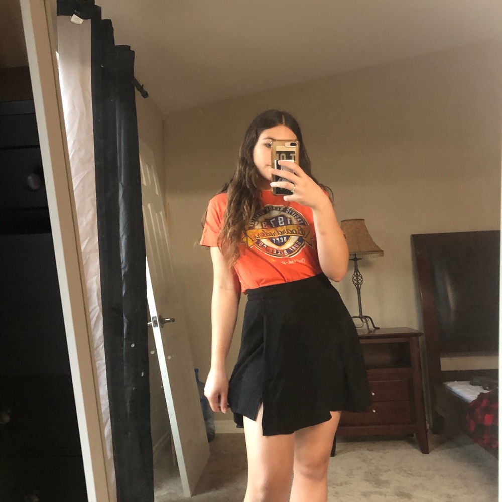 American apparel wrap skirt